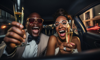 Chauffeur service for anniversary dinner in Snowmass, CO